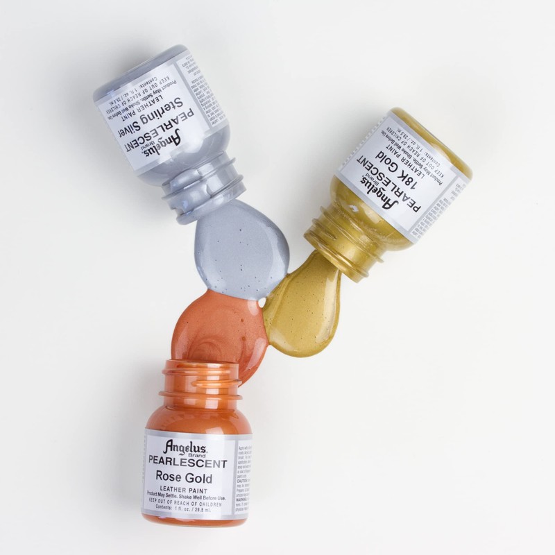 Angelus Acryl Leder Malen-29,6 Ml Silber