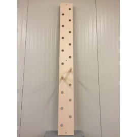 The Plyobox Warehouse 8" x 72" Climbing Peg Board, Gym Pegboard, Crossfit Training, Parkour, Ninja