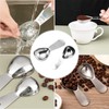 Stainless Steel Coffee Scoop-2 Pack Measuring Coffee Spoon (15ML and