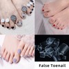 500Pcs Fake ToeNail Tips Full Cover Artificial Toe False Nails