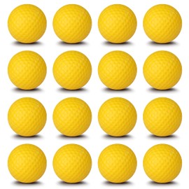 Champkey Practice Foam Golf Balls 16 Pack | True Spin and Feel Practice Golf Balls | Weighted Foam Balls Ideal for Indoor or Outdoor Training