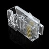 CAT5E RJ-45 UTP Connectors, RJ-45 Crimp Ends 8P8C Network Modular