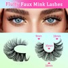 7 Pairs of 3D False Eyelashes, Cat Eye, Fluffy Volume,