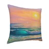 VARUN Landscape Blue Waves Beach Sunset Pillowcases Nature Ocean Seaside
