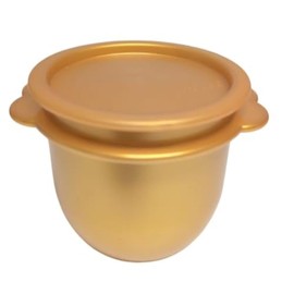 Tupperware Sommer Drops Bowl with Lid Leak-Proof Hitparade Fresh Drops 600 ml 600 ml Food Storage Container (Gold 750 ml)