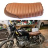 JMTBNO Motorcycle Flat Brat&Hump Saddle Seat Vintage For Honda Suzuki