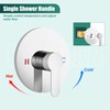 Heyalan Bathroom Shower Valve Mixer Single-Function Single Handle Shower Handle