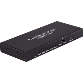 HDMI4SPV2 18Gbps 4 Way HDMI Splitter 1 in 4 Out Slim HDMI 2.0 9328202020062 36 Bit