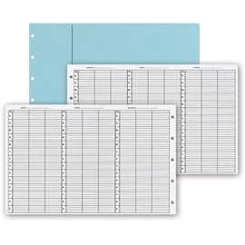 5Forms Appt Bk Refill 3 Person 15 Min 8am-9:45 17 x 11"