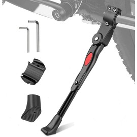 Adjustable Bicycle Kickstand, Bike Side Support Kick Stand for 22 24 26 Inch Mountain Bike and 700 Road Bike