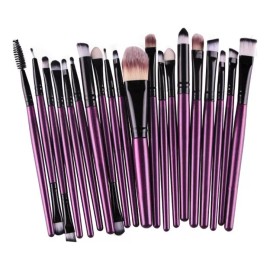 Generic Set De Brochas Cosméticas, 20 Unidades, Set De Maquillaje, H