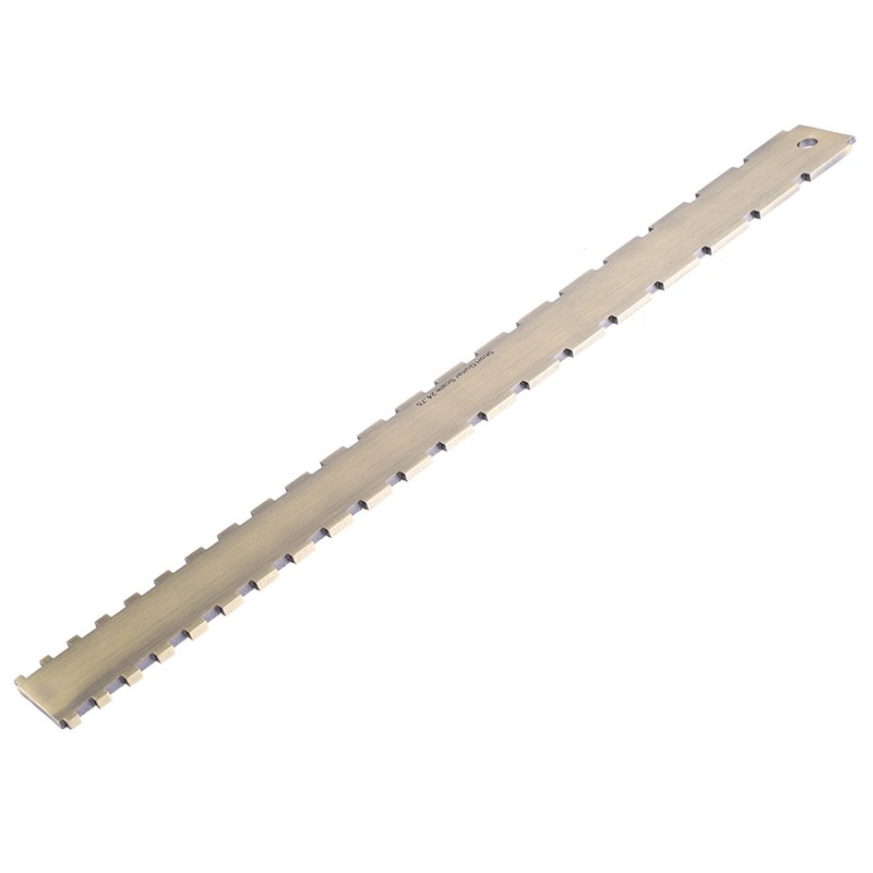Practical 24.75 Notched Fret Board Straight Edge Luthiers Tool for
