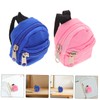 jojofuny 2 Pcs Durable Zipper Backpack for Dolls Lightweight Pretend