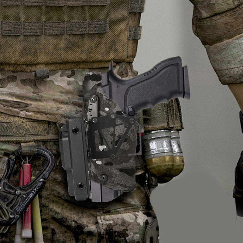 NIRIAHO Tactical Universal Duty Holster Extended Support Holder with Tourniquet