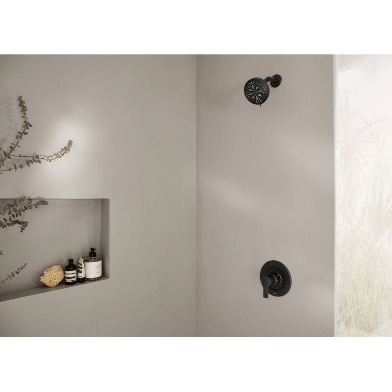 Moen 200W0BL Hydro Energetix Eight-Function 5" Diameter Spray Head Standard,