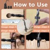 Drill Bit Depth Stop Collar Set 8 Pcs, Woodworking Positioning