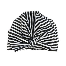 Woman Shower Cap Reusable Long Hair Large Turban Bathroom Waterproof Hair Cap # Striped