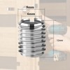 Pack of 10 Threaded Insert M8 to M6, 10 mm