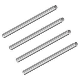 LAVMHAB 304 Stainless Steel Pipe 11 mm Outer Diameter x 1 mm Wall Thickness, 200 mm Length, Seamless Round Stainless Steel Pipe (Pack of 4)