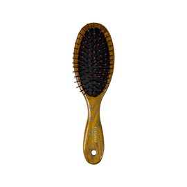 Elegant Anti-Static Oval Pin Ash Wood Hairbrush (Medium 8.5" #848)