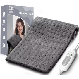 Mlivrom Heating Pad for Back & Cramps Relief,Electri