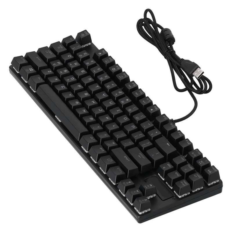MAGIC REFINER Gaming Keyboard 87 Keys Portable Durable RGB Backlit
