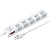 Sanwa Direct 700-TAP044-3W Power Strip, 10 Outlets, 9.8 ft (3