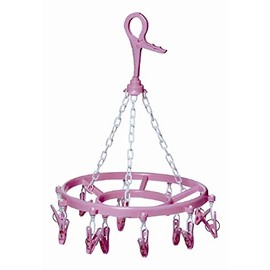 Chef Aid 13 Peg Sock Dryer, Traditional Airing Tooling for Delicate items, made with BPA Free Plastic with Intregrated Hanging Loop for Ease of Use