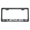KA Black Chrome Lexus Titanium Gun Metal Laser Engraved Etched