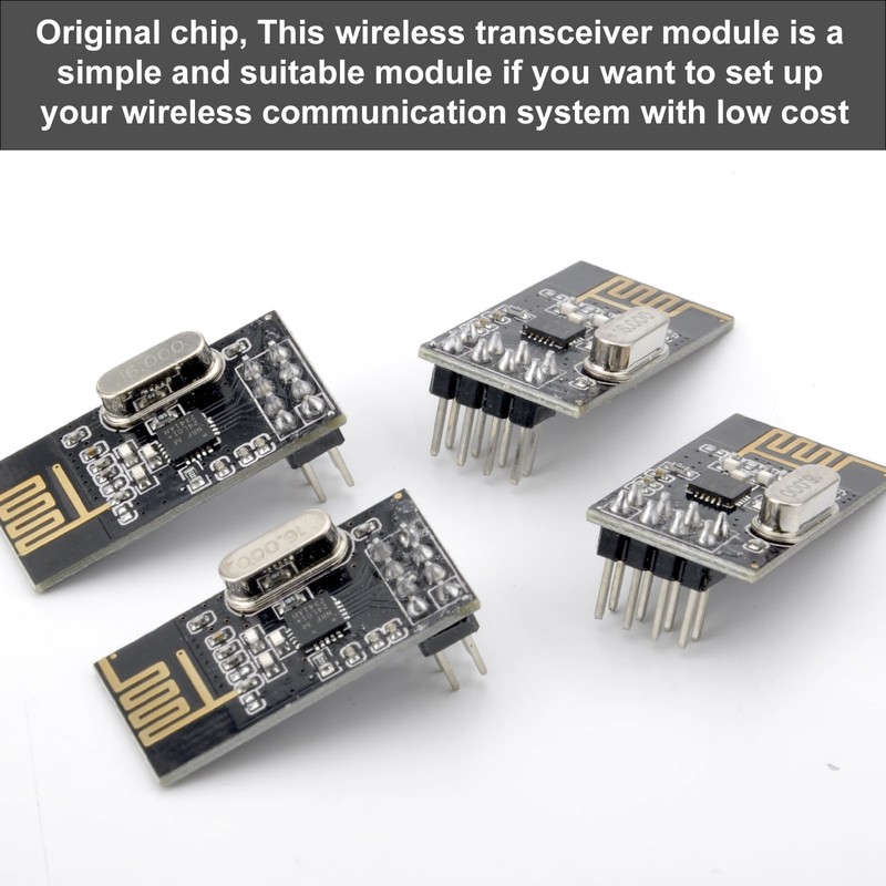 HENGBIRD 4 Pcs nRF24L01 + Wireless Transceiver Module NRF24L01 +