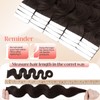 Elailite Wavy Tape in Hair Extensions Human Hair Body Wave