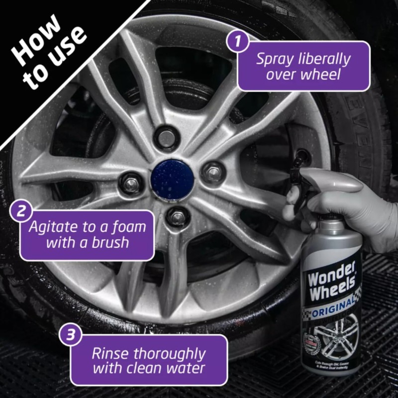 Wonder Wheels The Original Alloy Wheel Cleaner, 21 Fl Oz