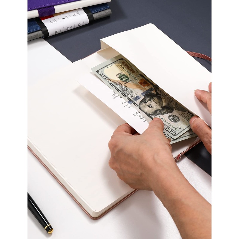 molekaus Check Registers for Personal Checkbook A5, 5.8" x 8.3"