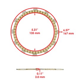 Caltric Clutch Friction Steel Plates and Gasket Kit Compatible with Yamaha R1 YZF-R1 YZFR1 1999 2000 2001 2002 2003