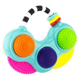 Sassy Do-Re-Mi Textured Tunes - Textured Developmental Sensory Toy - Stimulates Vision and Auditory Awareness - For Ages Newborn and Up