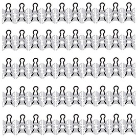 SCITOO 51321938884 50Pcs Bumper Pushtype Retainer Clips Kit Car Fastener Rivet Door Trim Clips fit for GM For Toyota For Honda For Ford For Chrysler