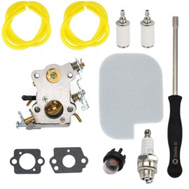 SAKITAM Carburetor Compatible with Poulan Pro PPB3416 PPB4018 16" 34CC Chainsaw