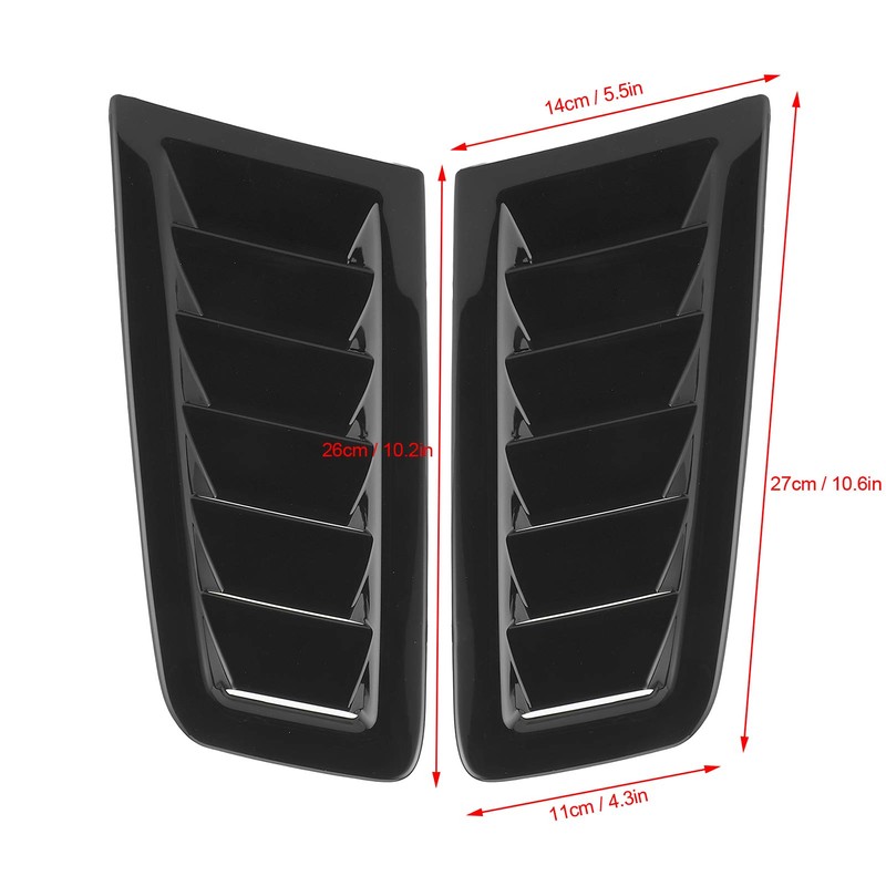 GOTOTOP Bonnet Vent Car, Pack of 2 ABS Universal Scoop