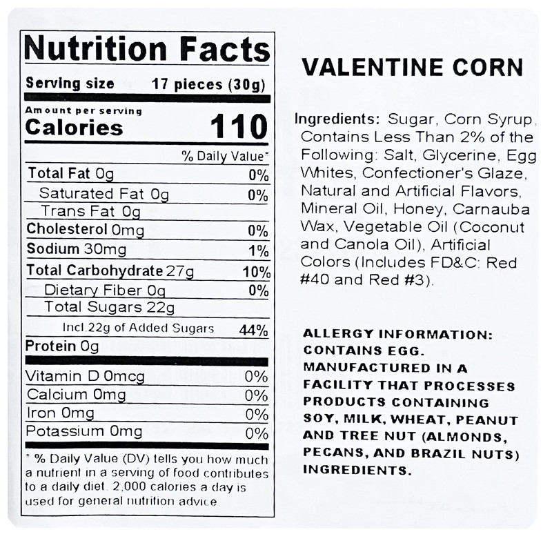 Fruidles Valentine's Candy Corn Holiday Treats, Fun & Festive Holiday