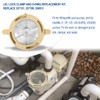 Hihitomorrow Lid, Lock Clamp and O-Ring Replacement Parts Kit Fit
