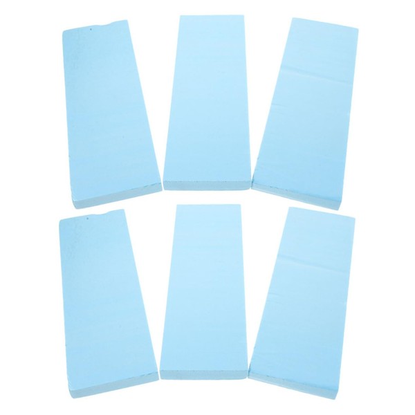 jojofuny 6pcs Rigid Foam Sheets Polystyrene Craft Sheets for Scene