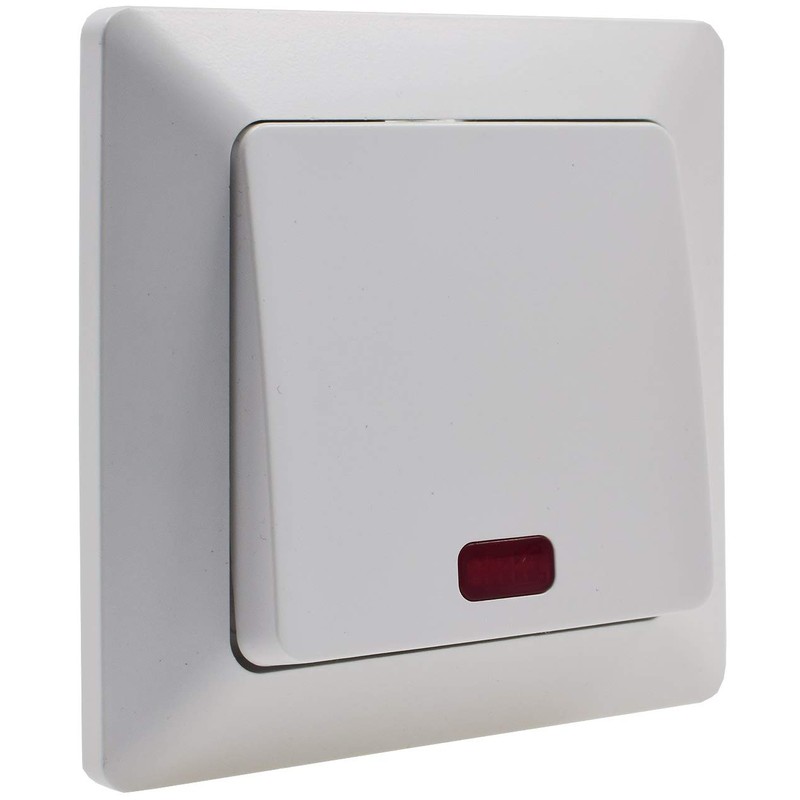 Socket Switch System, Milos Matt White Flush-Mounted Sockets, Switch Frame