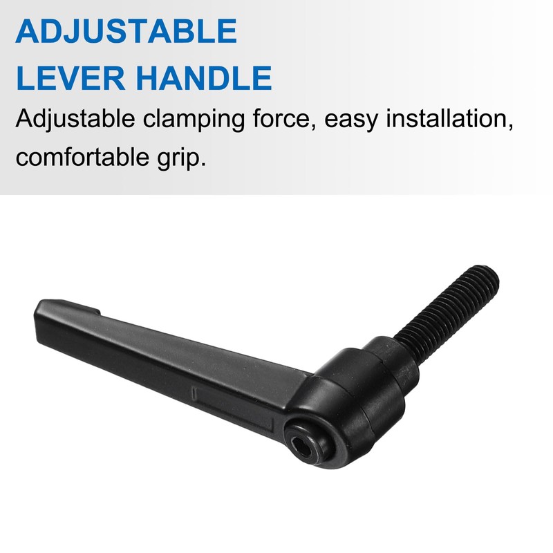 sourcing map 15pcs Lever Adjustable Handles M8 x 32mm Metric