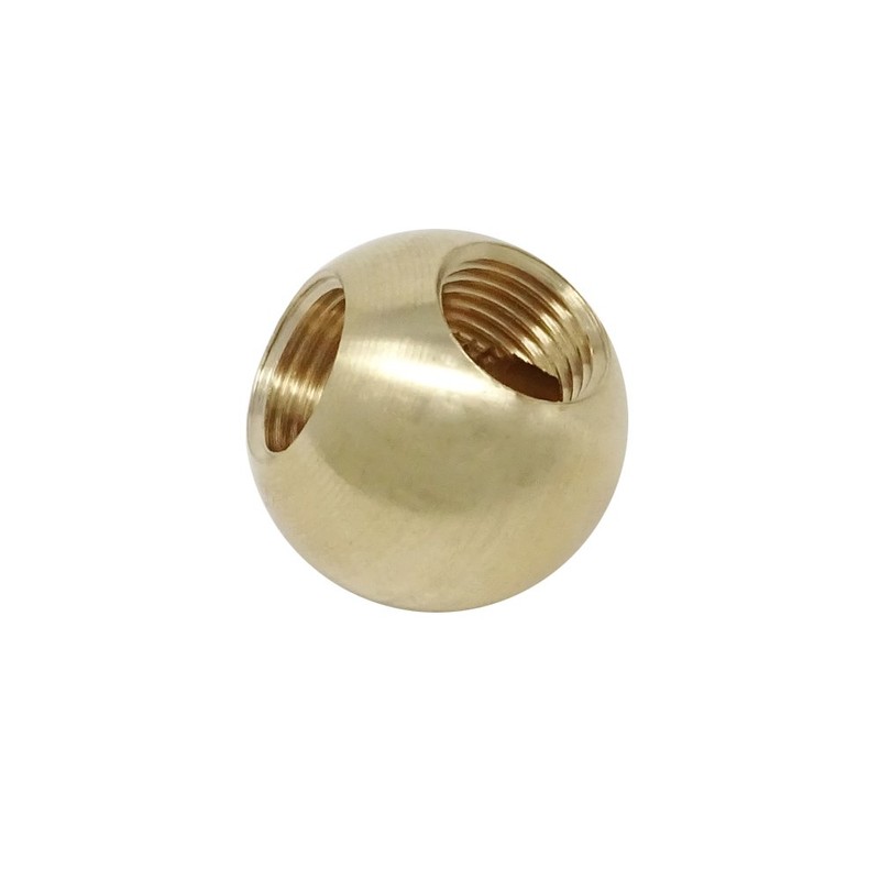 Brass Ball Diameter 20 mm M10 x 1 Angle Thread