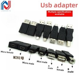 1개/몫 2.0USB 어댑터 미니 5P 남성/여성 마이크로 USB 여성/남성 안드로이드 데이터 스퀘어 T-포트 변환기 [08 No 4] 1 Piece 2.0 USB Adapter Mini 5P Male/Female Micro USB Female/Male Android Data Square T-Port Converter [08 No 4]
