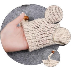 Balacoo Bolsa de Jabón Espumosa 6 Piezas, Malla Exfoliante para Ducha y Rostro, Ahorrador de Jabón Burbujeante, Antideslizante, Secado Rápido y para Cuidado Facial y Corporal