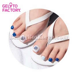 GELATO FACTORY Ttibu Ttibu Tip Pedicure 1ea, Type:19 Deep Purple Mother-Of-Pearl
