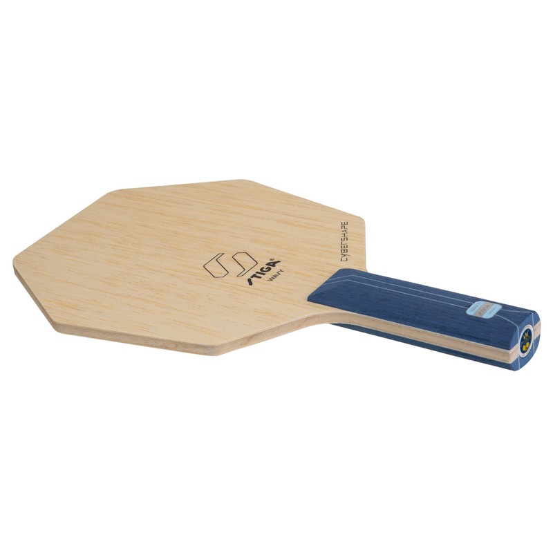 STIGA Unisex Wavy Ultra Fiber Cybershape Table Tennis Blade, Blue,