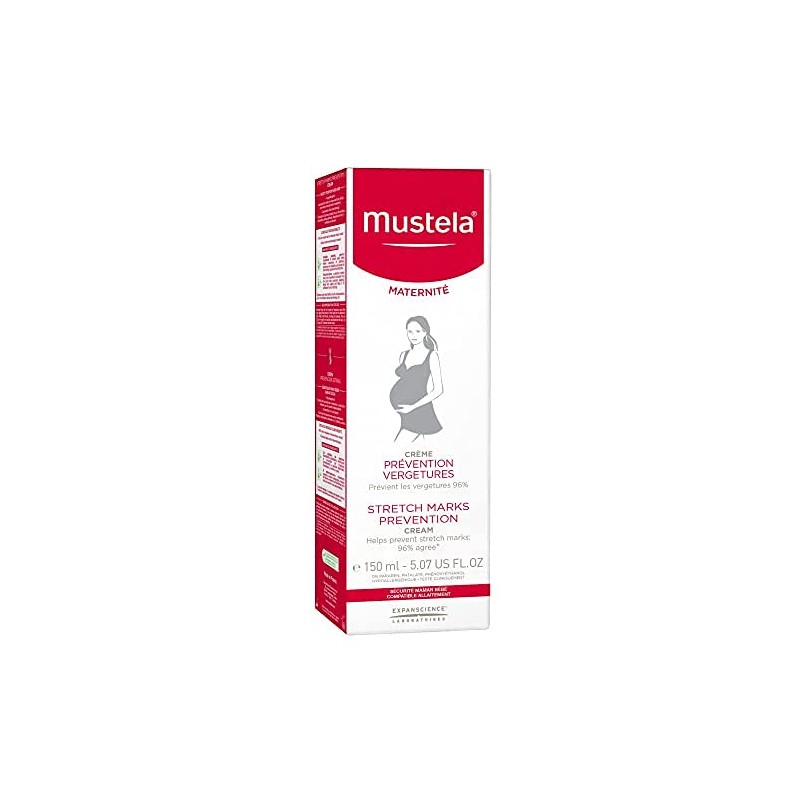 Mustela Stretch Mark Prevention Cream with Natural Avocado Peptides, for