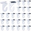 60 Pairs Aluminum Ceiling Hooks for Drop-Ceiling T-Bars Right and